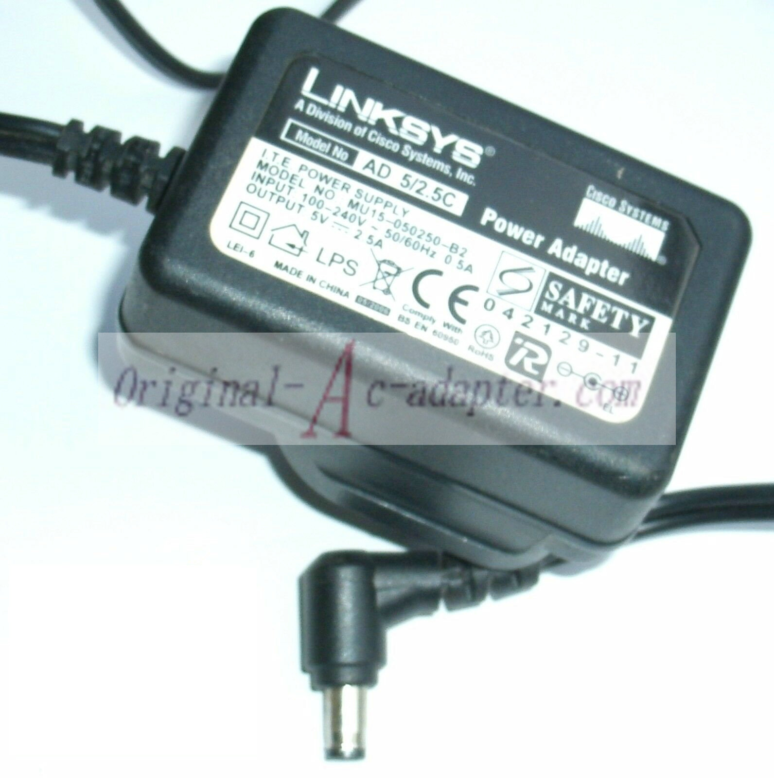 *Brand NEW* LINKSYS MU15-050250-B2 POWER SUPPLY 5V 2.5A AC Adapter